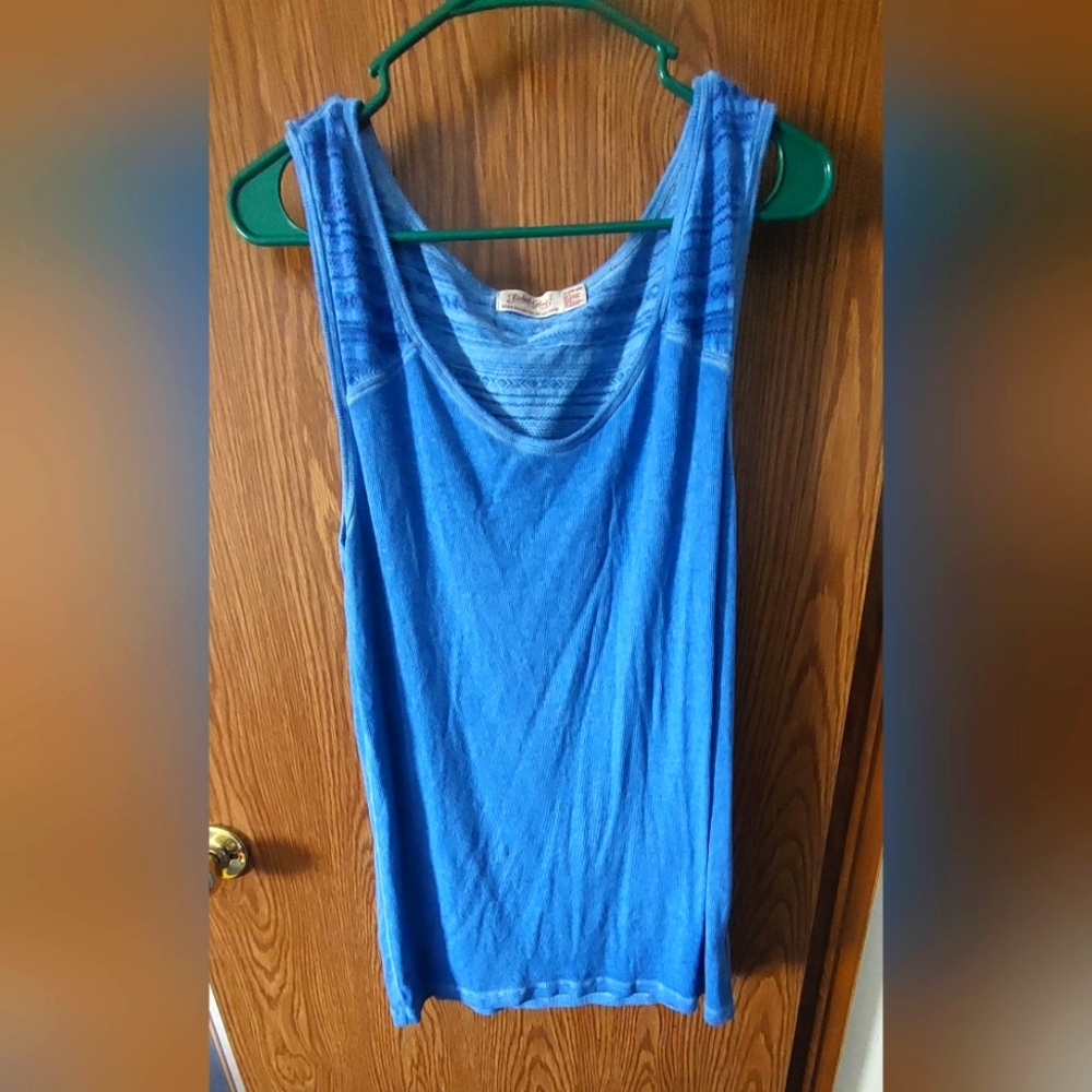 Faded Glory Size 3X Blue Tank Top